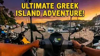 The best way to Explore a Greek Island 🏝️🛵 | POV Ride Alonissos