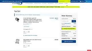 e-conolight: How To Use the Shopping Cart