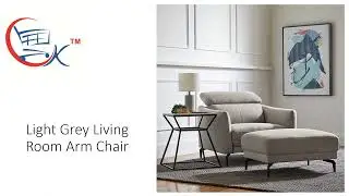 Sofa Chair : Light Grey Living Room Arm Chair