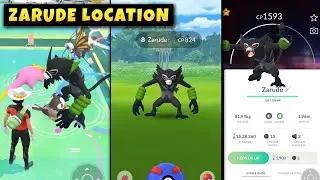 Zarude location Pok&eacute;mon go | How to Catch Zarude in wild Pokemon go