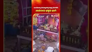 Dandelappa Temple Jatra | ದಾಂಡೇಲಪ್ಪಾ ದೇವಸ್ಥಾನದಲ್ಲಿ ಪಲ್ಲಕ್ಕಿ ಮೆರವಣಿಗೆ, ಸಾವಿರಾರು ಭಕ್ತರು ಭಾಗಿ
