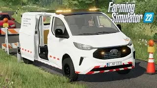 FS22 - Ford Transit Custom - NEW Car mod for Farming Simulator 2022 Roleplay