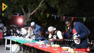Street Food Eating Competition in Ghana (Local Event Experience)