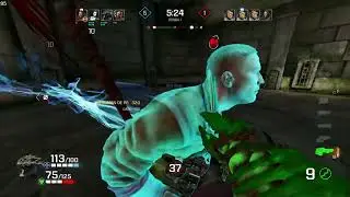 Quake Champions Gameplay - CTF EN TEMPEST SHRINE - reikoblast gameplays ft. Atom1k0, BOT CHRIS