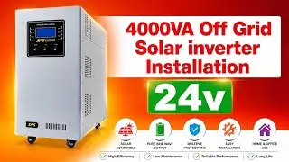 4KV OFF GRID SOLAR INVERTER INSTALLATION 