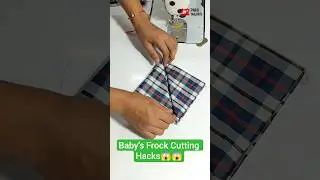 ⛔Sewing tips and tricks|baby frocks cutting|umbrella frocks