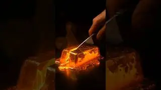 ✨ Molten Gold Cutting ASMR | ✨#ASMR #shorts #MoltenGold