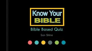 KYB - Know Your Bible Quiz from 1 John (English & Hindi)