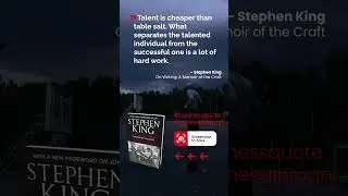 Business Quote #0027 by Stephen King, On Writing: A Memoir of the Craft  #businessgrowth