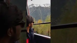 chamonix mont blanc#Red train journey#priyachidanand#trendingshorts#mountain#alps#mer de Glace#short