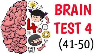 Brain Test 4:Tricky Friends Levels 41 42 43 44 45 46 47 48 49 50 #argaming #braintest4 #viralvideo