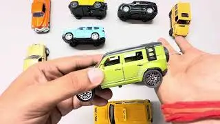 Обзор литой металлической модели Kinsmart, коллекции Welly Cars/Defender, Mercedes, универсала Th...