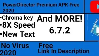 How To Download PowerDirector Premium APK 6.7.2 Version For Free(Link In Description ⬇️)