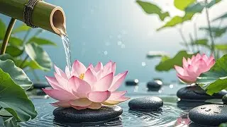 Soothing Relaxation Music with Natural Water Sounds for Deep Sleeping and Inner Peace