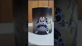 Taza Magica Dragon Ball Vegeta Tipo Comic