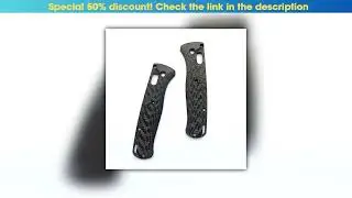 Hands-on 1pair Full 3K Carbon Fiber Blade Handle Patch for BM Bugout 535 Knife Folding Knife Patch&bull;