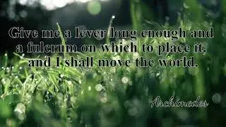 Wisdom Quote | Archimedes Quote