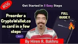 #6 | Crypto Wallet | Preorder a CryptoWallet.com card in a few steps