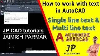 How to work with text in AutoCAD | AutoCAD | 