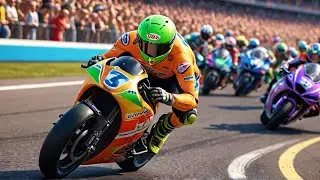 EXTREME Bike Racing Game Action