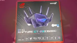 Маршрутизатор ASUS ROG Rapture GT-AXE16000 WIFI 6E: распаковка и настройка (2023)
