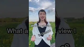 What a beautiful view in Chinese  #chineselanguage #mandarin #learnchinese