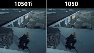 Hitman 2 (2018) GTX 1050 Ti vs GTX 1050