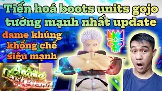 Noob to pro anime last stand - Evo Infernal boost units Gojo units được buff mạnh nhất update new