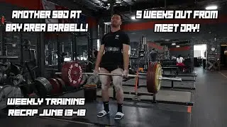 Deadlift PR at WARCAT Strength! - 5 Weeks Out Weekly Training Recap