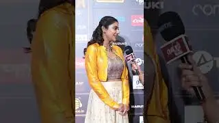 Actress Abirami graced the red carpet of SIIMA 2025 #dubai