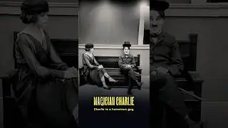 Charlie attempts to impress the lady. #charliechaplin #charliechaplincomedy