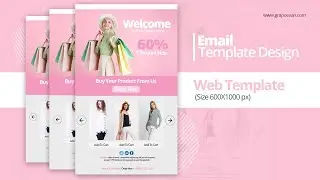 Professional Email Newsletter Template Design | Adobe Photoshop Cc