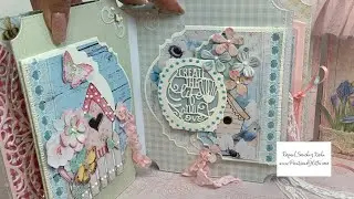 Shabby Chic Mini Album Tutorial using The Picking Garden & Tonic Studios Designer's Choice Dies