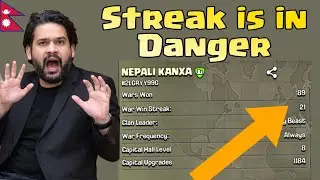 Streak vs Streak - Th 15 vs Th 16 #coc #streak #nepal 