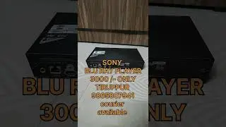 BLU RAY PLAYER 9865807941 3000/- ONLY