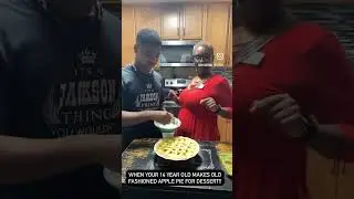 #hecooks #hecooksieat #culinaryarts #culinaryartsstudent #applepie.  #proudmommoment #proudmom
