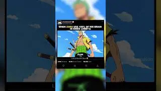When Zoro Use 100% Of His Brain In Enies Lobby💀- EDIT | #onepiece #shorts #luffy #zoro