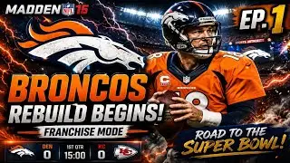 NFL Madden 15 franchise mode EP 1 making my player+playing all pre season games