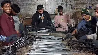 Bansal material hardware Channel automatic machine heavy Size outer#lohar #मशीन #factoryvideo#वर्क 