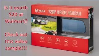 Yada RoadCam 720P Mirror Camera Sample Recording