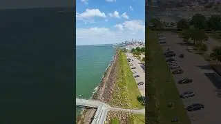 My First Time Flying at Lake Erie! | DJI Avata 2  #cinematicaerialshots #drone #djiavata4k