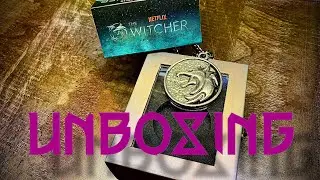 NETFLIX'S THE WITCHER GERALT MEDALLION NECKLACE - UNBOXING - *CZ*