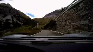 Porsche 918 Spyder driven on the Stelvio Pass.