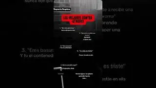 Los mejores contra - ataques #datos #frases #post #contenido #datoscuriosos #datosinteresantes