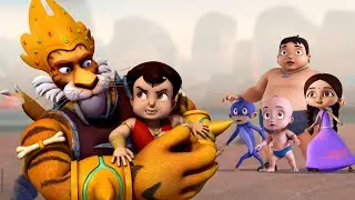 Super Bheem -  The Tiger King&rsquo;s Trap | Cartoon for Kids in Hindi | Adventure Videos