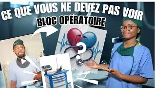 Visite exclusive d’une salle d’opération – Doctorant Poteau KATSUVA