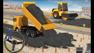 Excavator Simulator - Construction Vehicles Road Builder - Road Builder  Truck Scoop Driving Sim