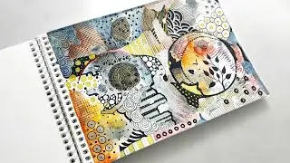 Creative Watercolor Zentangle | Beautiful Patterns & Colorful Designs Tutorial