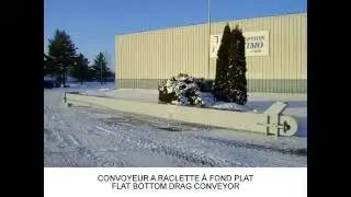 CONVOYEUR A RACLETTE &Agrave; FOND PLAT ( FLAT BOTTOM DRAG CONVEYOR )