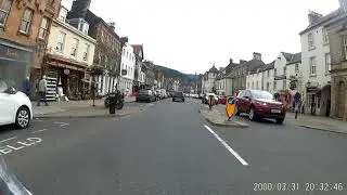 Pedestrian crossing Peebles High Street